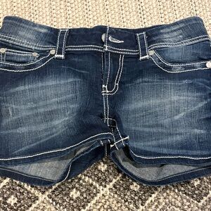 BKE Denim Sabrina Shorts - Dark Blue